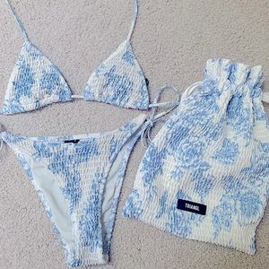 Vinca Indigo Trinagl Bikini | Worn Once !!!